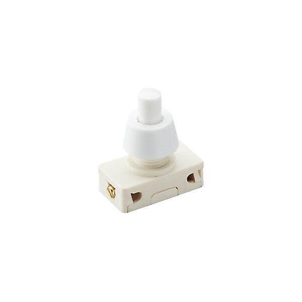 BACHMANN EB-Druckknopfschalter ws, 2(1)A,250V 1p. 924.137